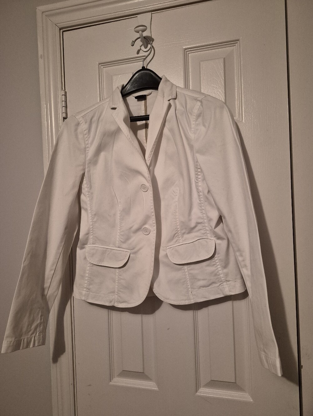 GAP Women's White Tailored Blazer Jacket